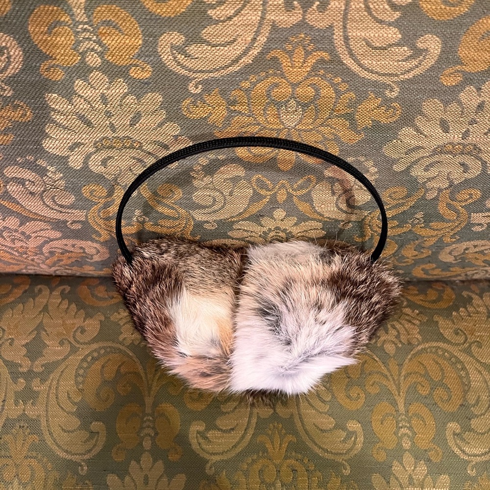 Real Rabbit Fur Earmuffs - Picture 2 of 8